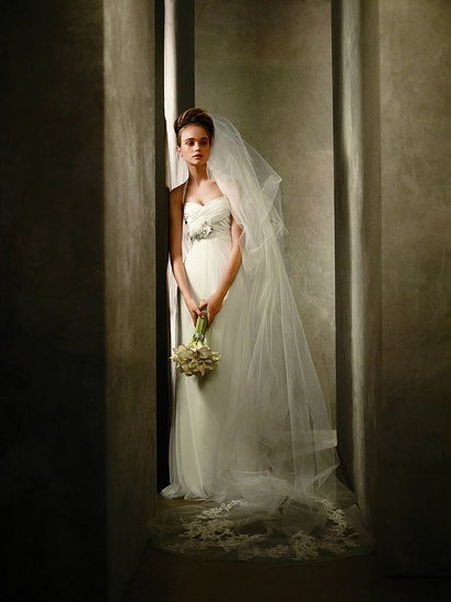 Vera Wang聯(lián)合Davids Bridal 平價(jià)婚紗系列高清圖片