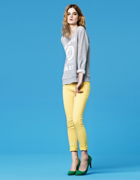 Zara TRF Color Pants 2011.2月Lookbook 高清圖片