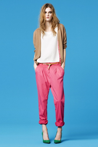 Zara TRF Color Pants 2011.2月Lookbook 高清圖片