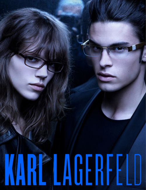 Karl Lagerfeld 2011春夏新款眼鏡廣告 