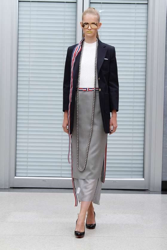 Thom Browne 11春夏女裝 秀場高清圖片