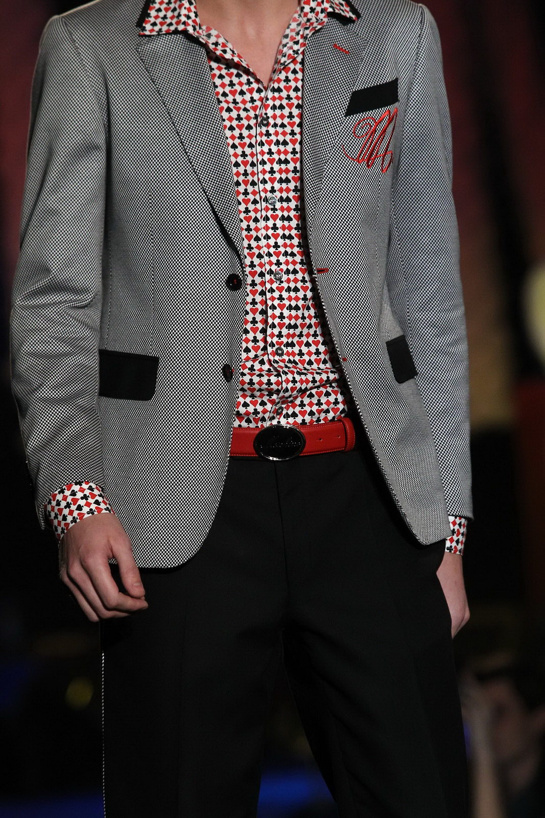 Moschino 2012春夏男裝細節