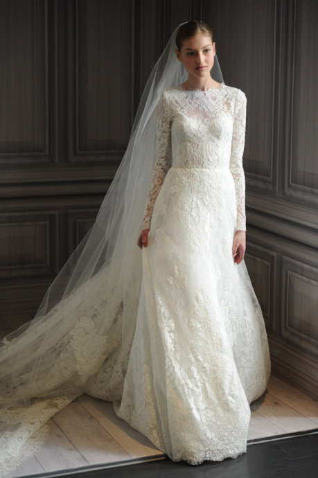 Monique Lhuillier 2012 婚紗 LookBook 高清圖片
