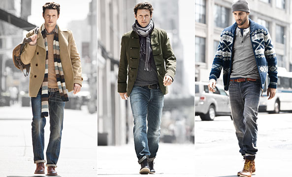 H&M Dress for fall 2011男裝廣告 高清圖片