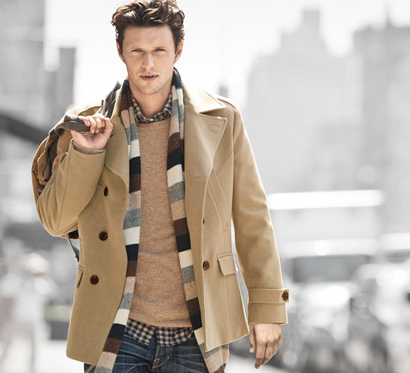 H&M Dress for fall 2011男裝廣告 高清圖片