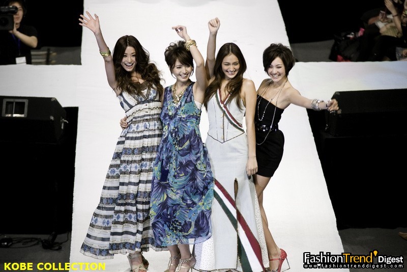 四位日本頂級模特，左起Youn-a、加藤夏希、長谷川潤、LIZA 
