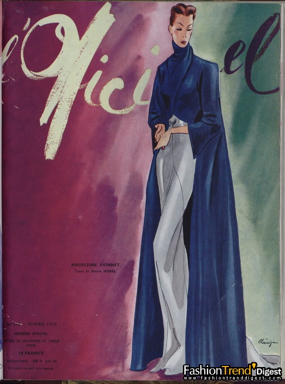 1939年雜志 L'Officiel 插圖 